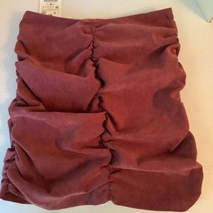 Zara Skirt Dark Pink Size M New